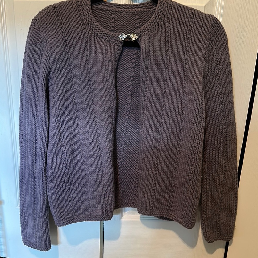 Elegant Purple Women's Sweater‎